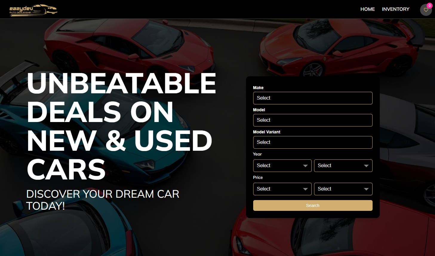 AI Car Dealership Website
